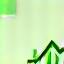 Chart icon representing health improvement and positive impact